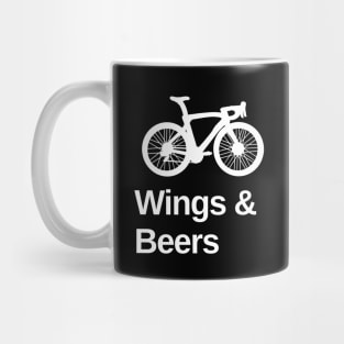 Bikes, Wings and Beers Cycling Shirt, Bicycles Wings and Beers, Cycling Wings and Beers, Bicycles and Wings, Bikes and Beer Lover, Wings Lover, Cycling T-Shirt Mug
